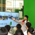 本校學生會幹事為友校的到來準備會務分享