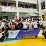 本校學生會與澳門聖若瑟教區中學第三校學生會交流合照